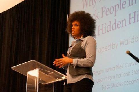 Video link for “Why Aren’t There More Black People in Oregon?: A Hidden History” with Walidah Imarisha