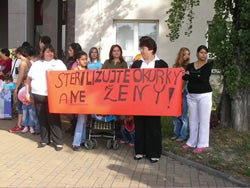 “Do not sterilize our women” (Czech Republic, 2008)