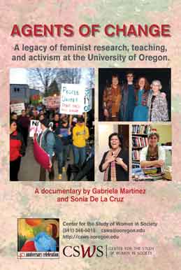 Agents of Change: A legacy of feminist research, teaching, and activism at the University of Oregon Book Cover