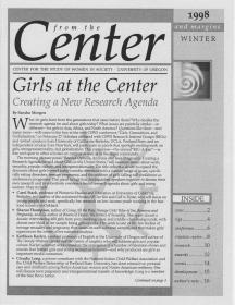 Cover of 1998 Winter "From the Center and Margins"