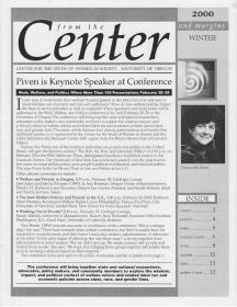 Cover of 2000 Winter "From the Center and Margins"