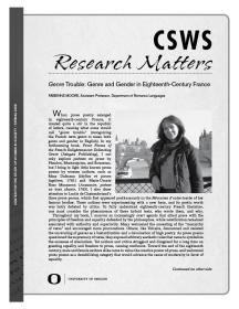 First page of 2008 Spring Research Matters