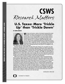 First page of 2006 Summer Research Matters