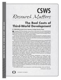 First page of 2006 Spring Research Matters