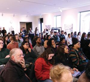 Audience at Tina Campt's Lorwin Lecture