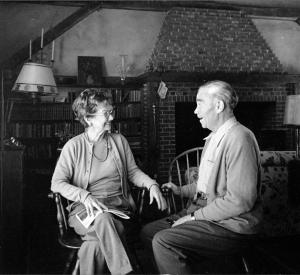 Jane Grant and William Harris in their later years together / courtesy of the Jane Grant Photograph Collection, PH141, UO Libraries Special Collection.
