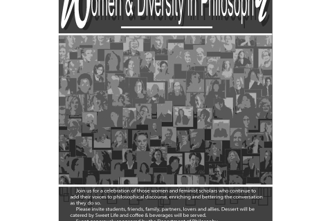A graphic for “"The Status of Women in Philosophy at the University of Oregon and Beyond"