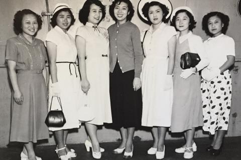 Travel from Yokohama to San Francisco aboard the General Collins military ship, July 1951 / photo from a private collection.