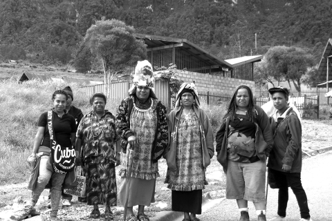 This young woman is wearing bridal finery and is announcing her pending marriage to encourage the relatives of her husband-to-be to contribute to the bridewealth / photos by Aletta Biersack