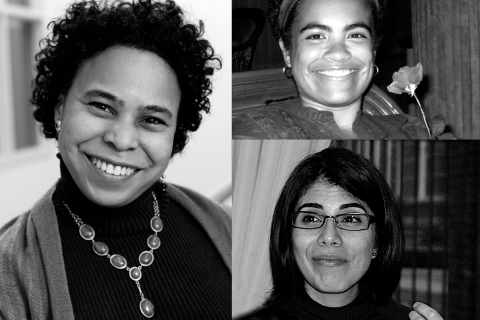 (Left) Michelle McKinley, (Top Right) Tania Triana, (Bottom Right) Priscilla Peña Ovalle