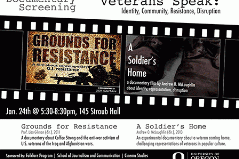 Veterans Speak: Identity, Community, Resistance Disruption