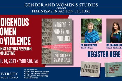 April 14 talk on Indigenous women and violence