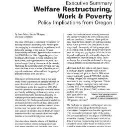 First page of the second Policy Matters