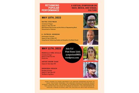 May 10-11: Rethinking Popular Performance symposium on race, media, and visual culture