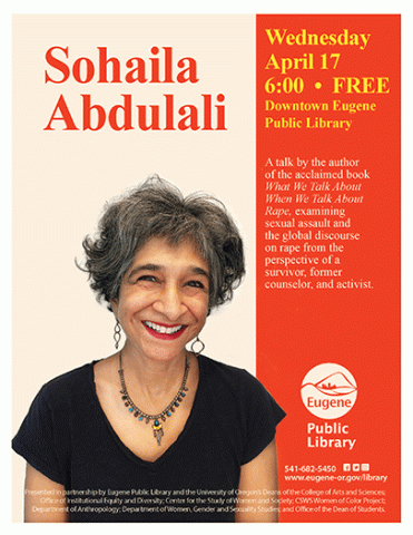 Author Sohaila Abdulali at Eugene Public Library