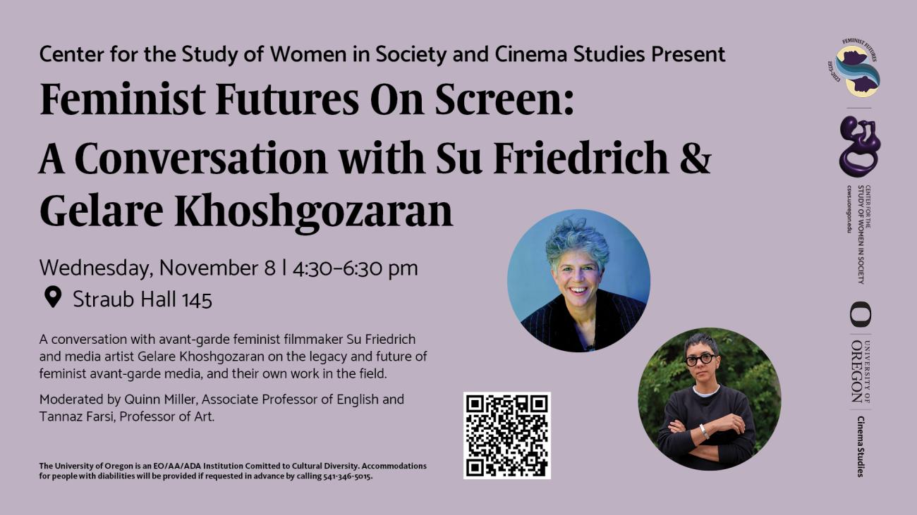 Join CSWS for a conversation with avant-garde feminist filmmakers.