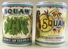 "Squaw" Brand Peas