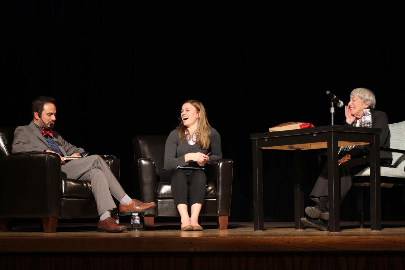 “A Conversation with Ursula K. Le Guin” / photos by Jack Liu