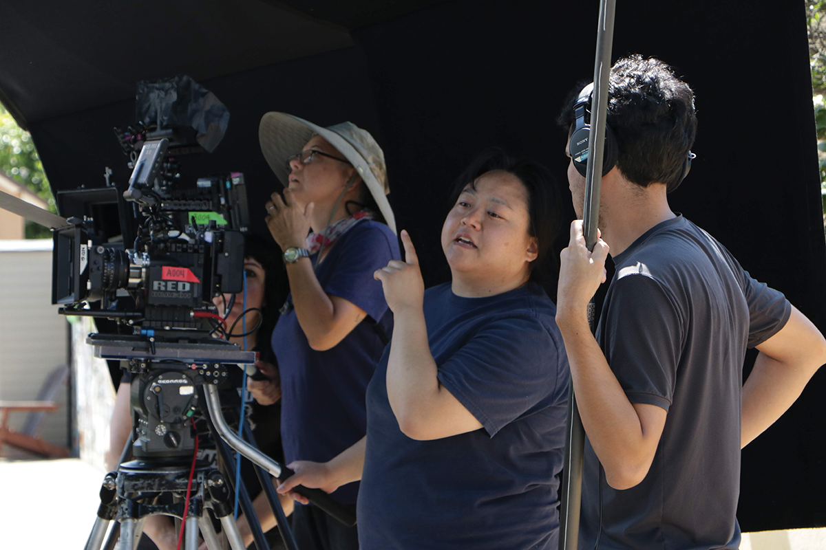 Film crew in action / photo by Fallon Christian.