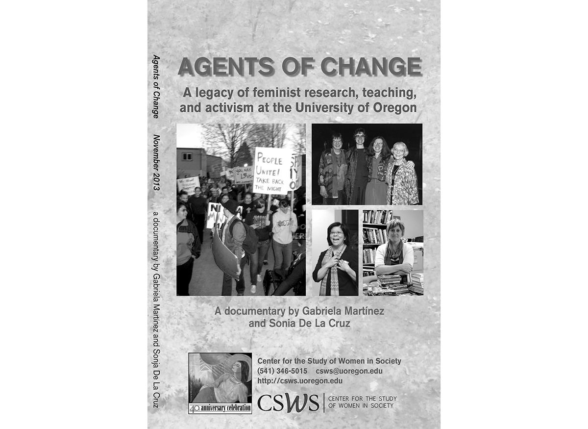 Poster for the "Agents of Change" documentary showing