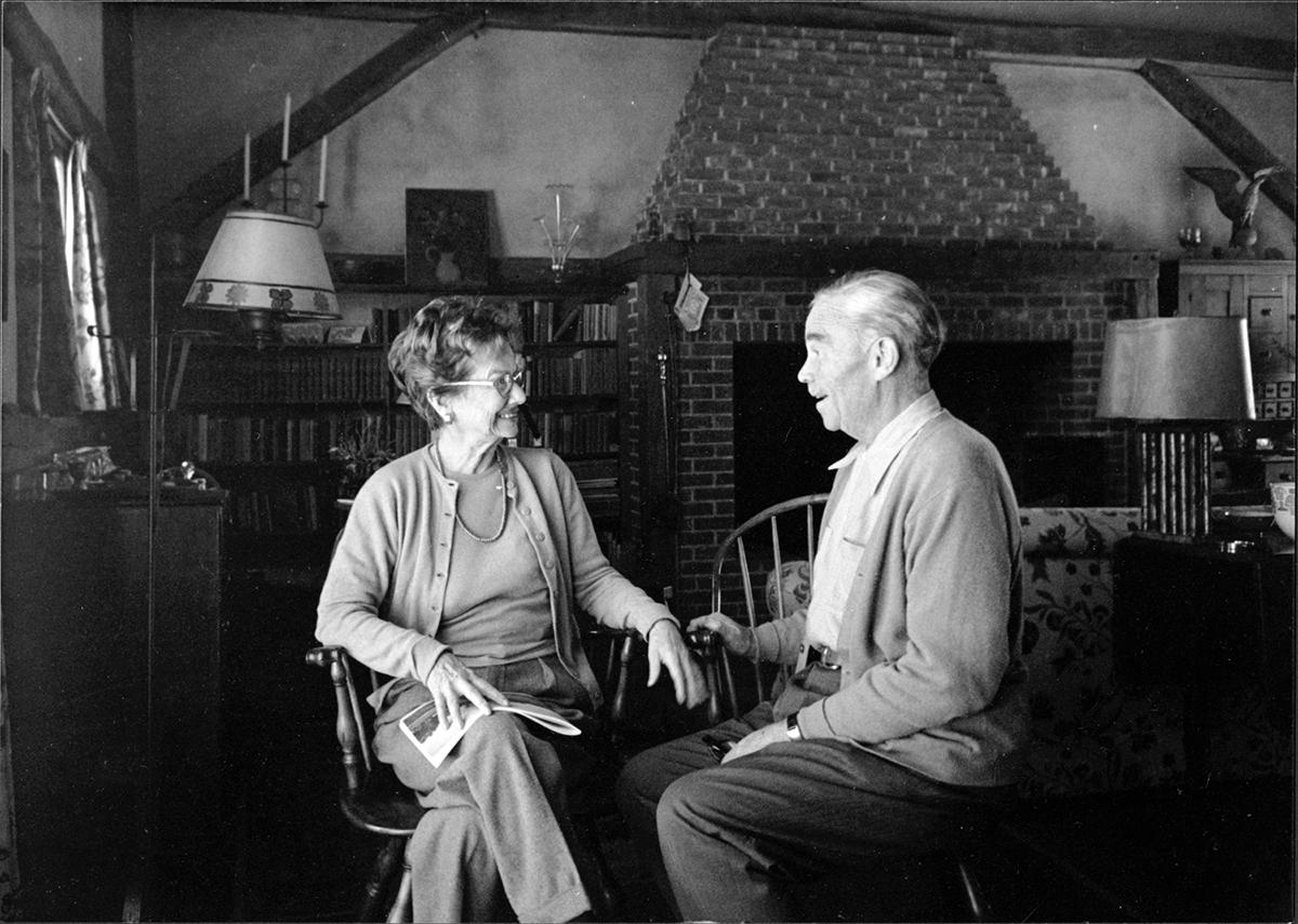 Jane Grant and William Harris in their later years together / courtesy of the Jane Grant Photograph Collection, PH141, UO Libraries Special Collection.