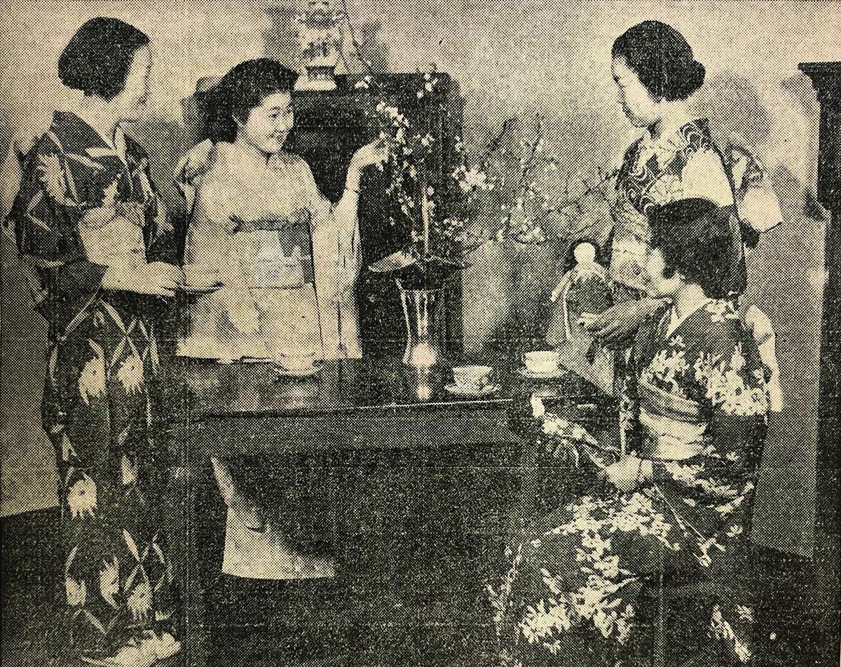 Photograph by Gladys Gilbert in The Oregonian (April 18, 1937), from the Lewis & Clark Special Collections, YWCA Collection / image provided by Olivia Wing.