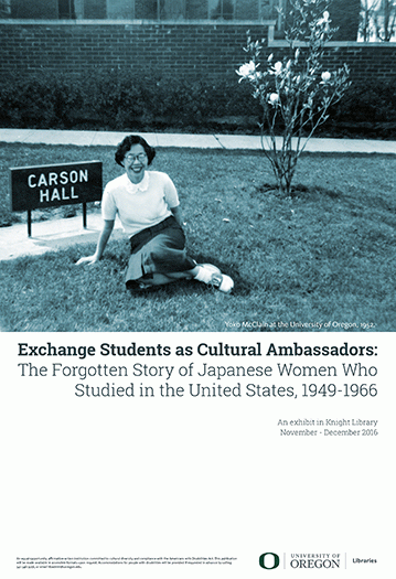 Exchange Students as Cultural Ambassadors: Knight Library Exhibit