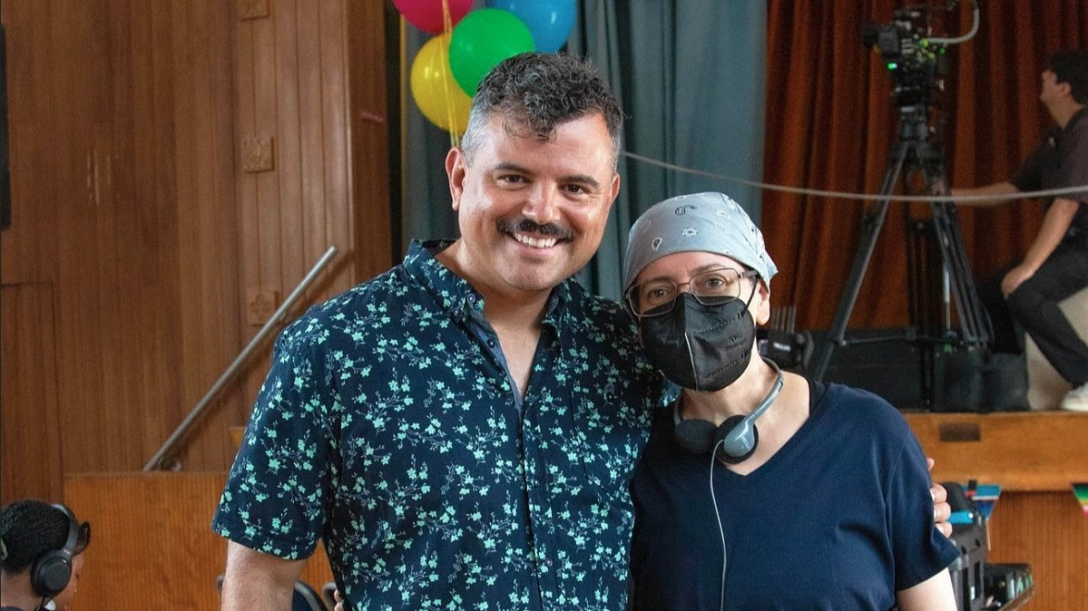 Pictured is Ernesto Javier Martinez and Adelina Anthony.