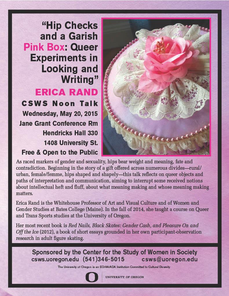 Erica Rand Noon Talk Poster.