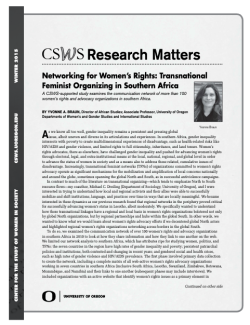 2015 Winter, Research Matters cover