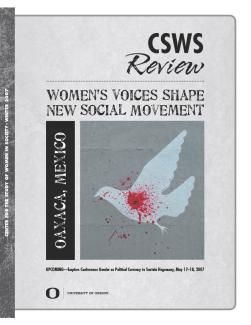 Cover of 2007 Winter CSWS Review