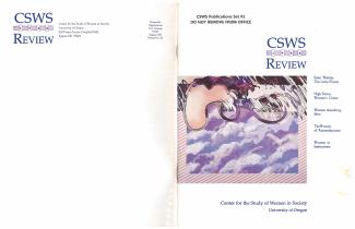 A scan of an original copy of the 1988 CSWS Annual Review
