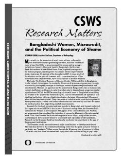 First page of 2008 Winter Research Matters