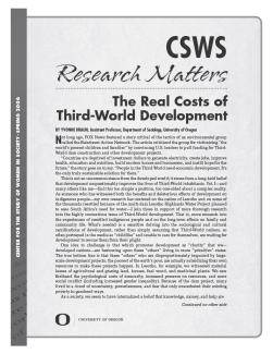 First page of 2006 Spring Research Matters