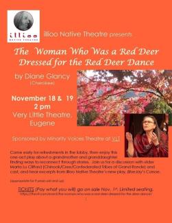 "The Woman Who Was a Red Deer Dressed for the Deer Dance" at Very Little Theatre "The Woman Who Was a Red Deer Dressed for the Deer Dance" at Very Little Theatre