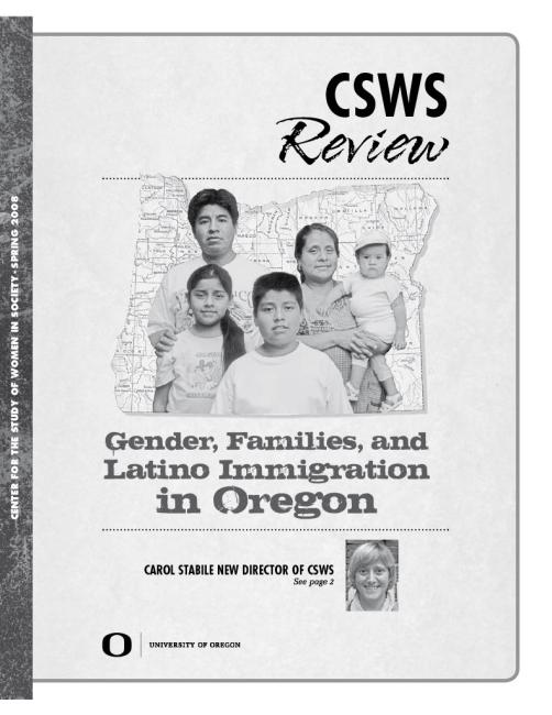 Cover of 2008 Spring CSWS Review